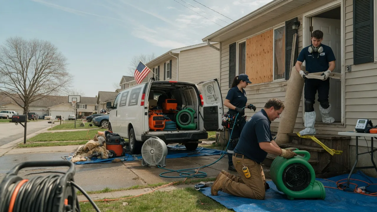Water Damage Restoration in Burlington, IA near me